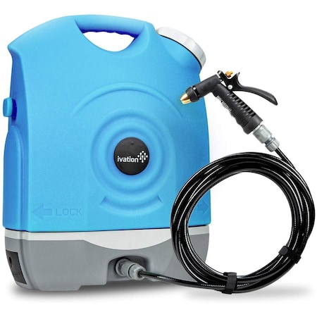 Ivation Multi-Purpose Portable Spray Washer w/Water Tank - Rechargeable 2200 mAh Lithium Battery IVASWASHERV2